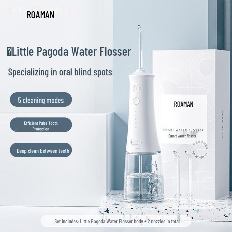 ROAMAN W10 Portable Water Flosser CN plug (adapter included)