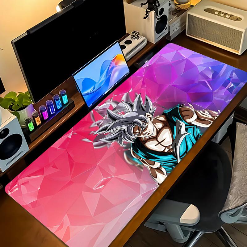 Dragon Ball Characters Print  Cushion Non-slip Laptop Tablet Big Mousepad XXL Mat Mini PC Playmat With Lock edge