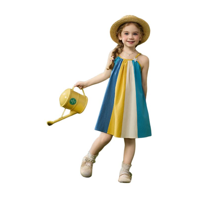 ASK JUNIOR Girls  Adjustable Strap Princess Dress 100