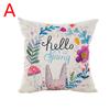 1PC Pillowcase 45x45cm Happy Easter Decorations  Home Easter Rabbit  Pattern Pillow Cover Wedding
