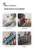 Wall-Mounted Suction Toothbrush & Toothpaste Holder with Aluminum Storage Shelf