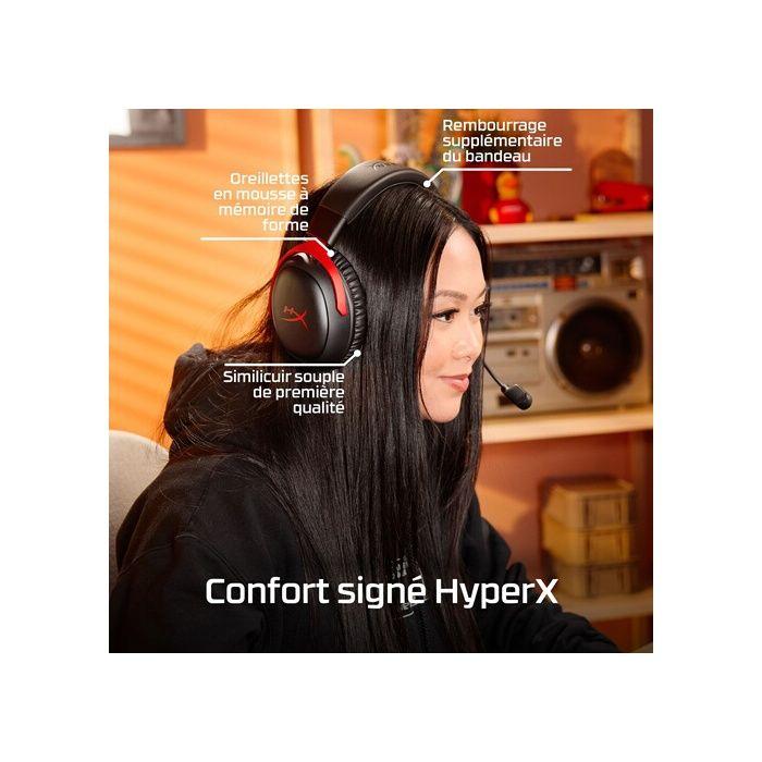 Casque PC Hyper X Cloud III S Wireless Black-Red Gaming Headset