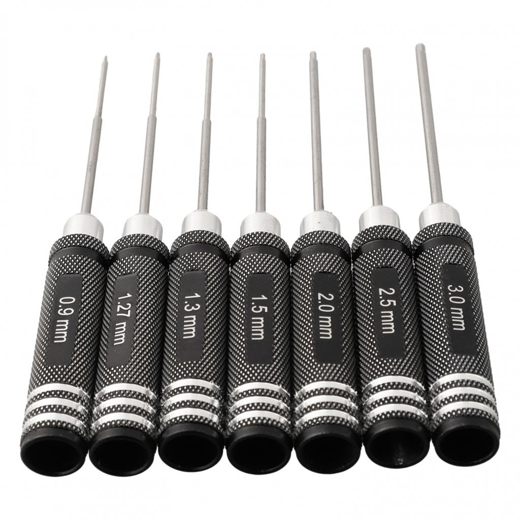 0.9-3.0mm Hex Screwdriver 7PCS Airplane For Helicopter