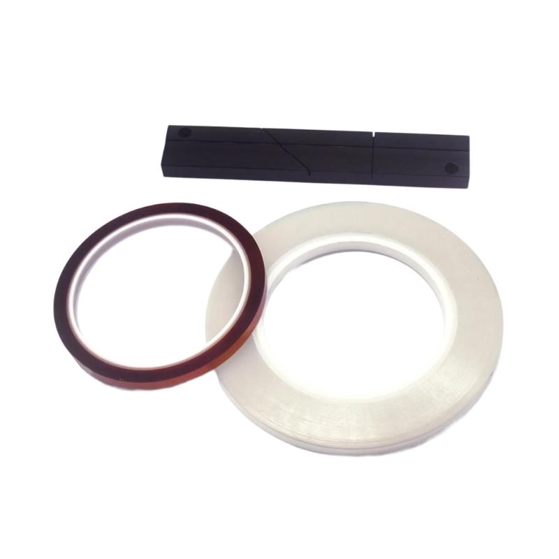 

1/4 10inch Splicing Block Set Aluminum Engraver Open Reel with Media Leading Splicing Tape for Revoxonide