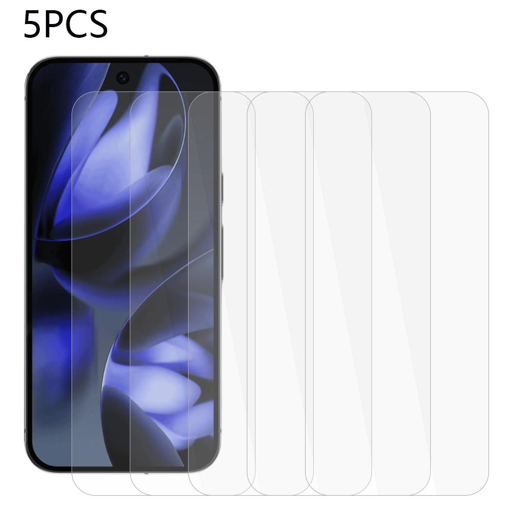 5Pcs For Google Pixel 10 Pro Screen Protector 0.3mm 2.5D Tempered Glass Clear Film