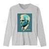 Jacques Derrida Retro Minimalist T Shirt Philosophy Mindspring Retreat Casual Crew Neck Slight Stretch Fabric Regular Vintage