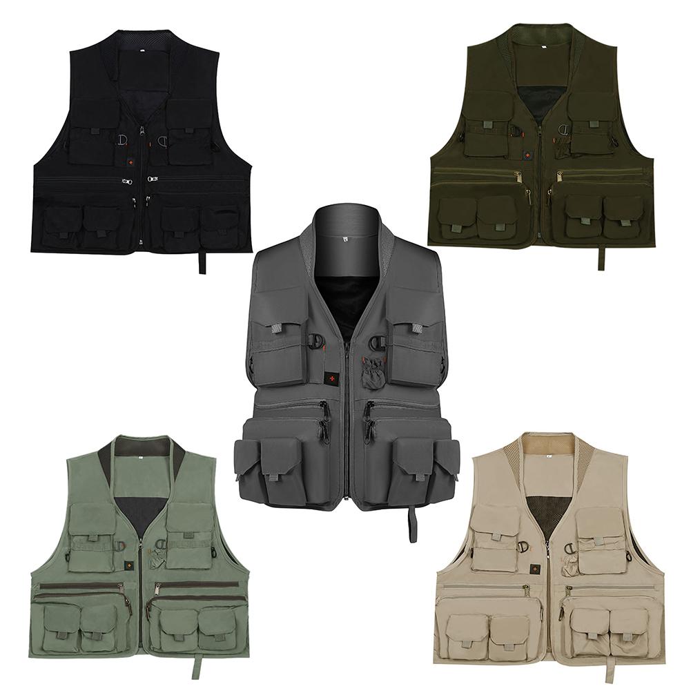 Women Men Fishing Vest With Breathable Mesh, Vest With Pockets Adjustable Size Trout Fishing Vest, Small Fishing Vest For Outdoor Fishing Hiking