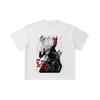 260 GSM Double Yarn 32 Count 100% Cotton Dandadan V28 Okarun Print Unisex Heavy Cotton T Shirt
