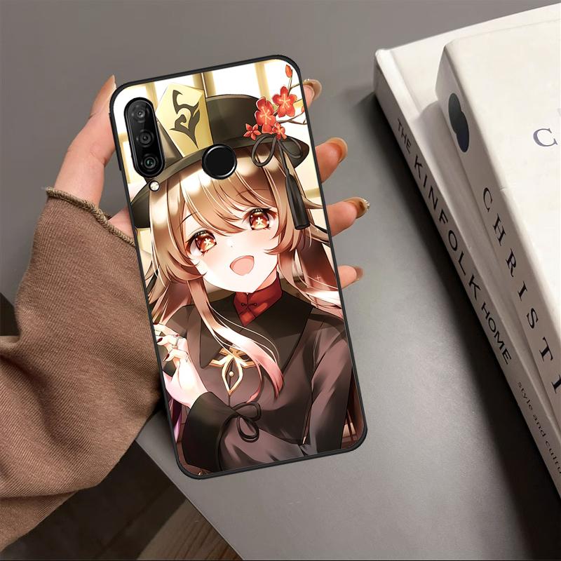 Genshin Impact Hu Tao For Huawei Nova 10 9 SE Y91 Y61 Y90 Y70 Y60 Y72 12s 12i 11i 7i 8i P60 Pro P30 P40 Lite Case