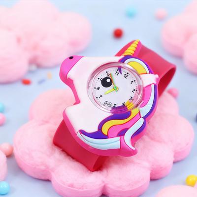 Cute Silicone Strap Children's Watch for Girls Cute Cartoon Quartz Watch for Boys and Girls Children's Watch for Boys and Girls