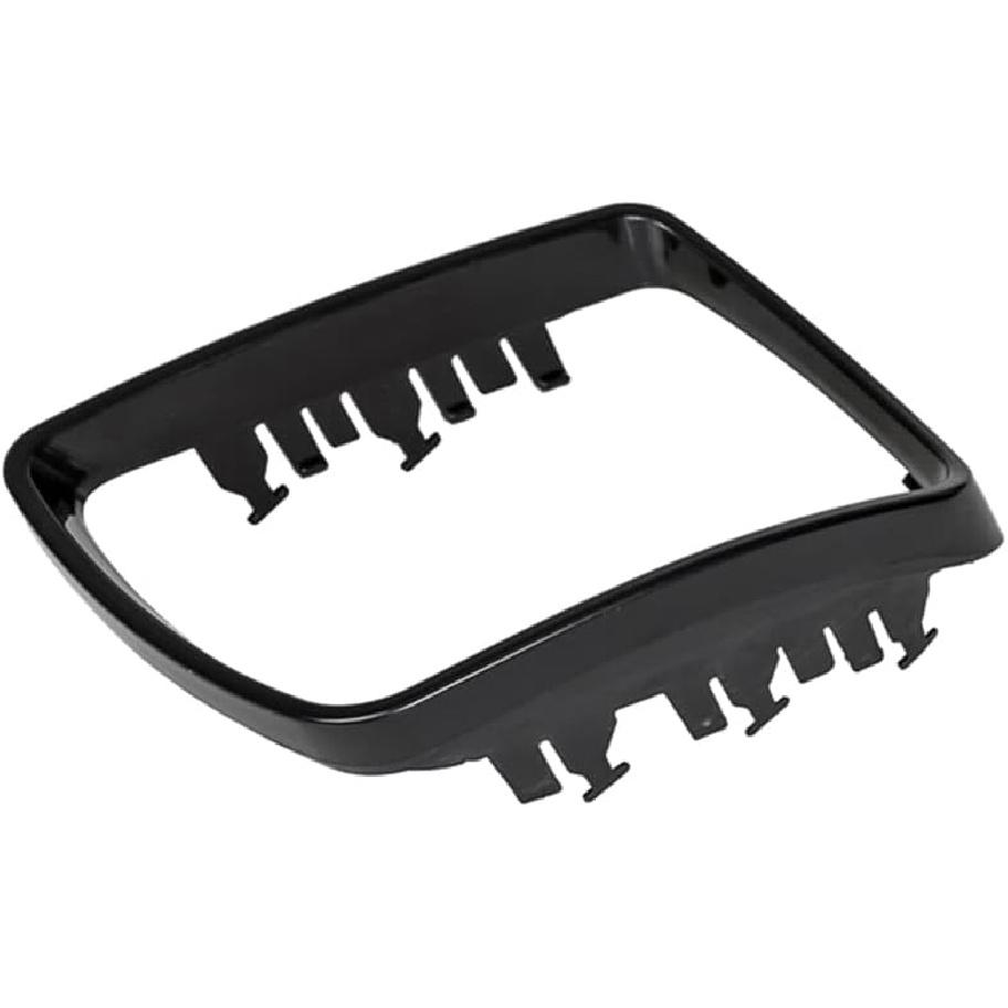 Door Wing Mirror Cover Rear View Mirror Housing Cover Cap w/Trim Ring, Side Mirror Rearview Covers, Compatible with BMW X5 E53 2000-2006 X5 3, Left