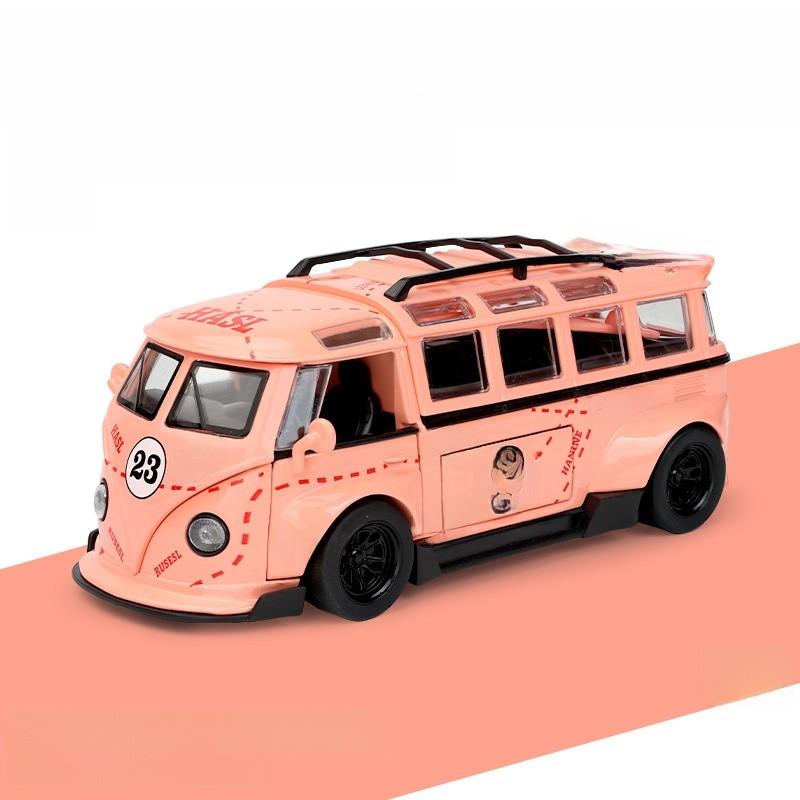 Alloy Car Model Volkswagen T1 Classic Bus With Opening Doors For Collectors