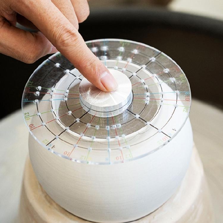 Narzędzie do przycinania dysków obrotowych Narzędzie do wykańczania ceramiki Narzędzie do mierzenia gliny w kształcie okręgu