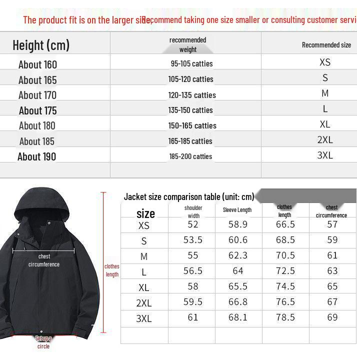 Unisex Off-Season Windproof & Waterproof Sport Jacket - Lightweight, Loose Fit, Perfect for Outdoor Activities & Mountaineering.