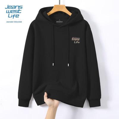 Jeanswest Life Herren Grafik-Kapuzensweatshirt