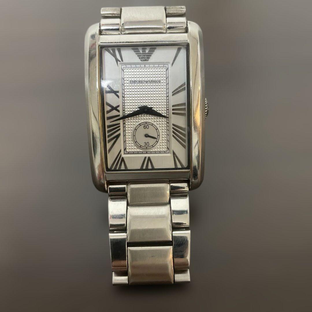 Used Emporio Armani AR-1607 Analog Watch Silver