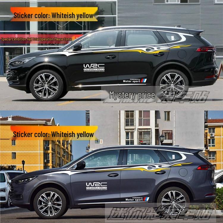 Customized BYD Song Pro and Tang 2nd Gen DM Pinstripes & Waistline Stickers for Personalization