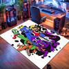 Rainbow Friends Glory Carpet Rug for Living Room Bedroom Home Sofa Decoration,Kids Play Nonslip Floor Mat