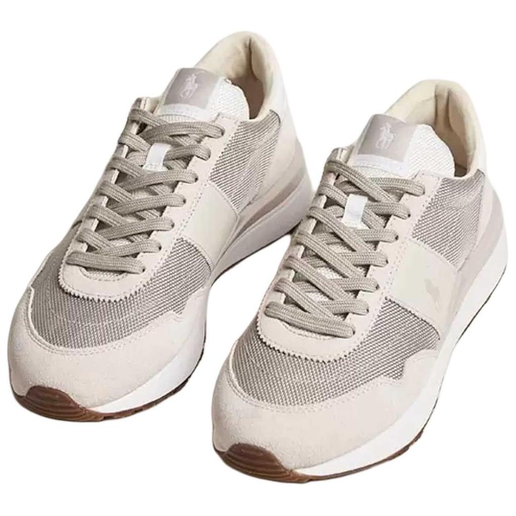 Polo Ralph Lauren Train 89 Round Toe Lace-Up Low-Top Casual Shoes Men Sneakers Gray 809891772002