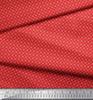Soimoi Japan Crepe Satin Fabric Geometric Small Print Fabric by Metre 42 Inch