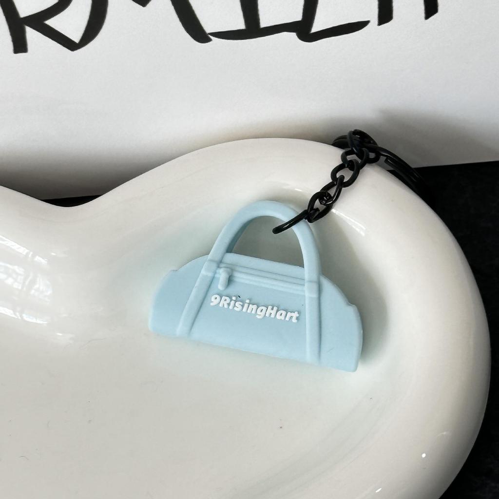 Miu Series Dumbbell Plate Keychain: Trendy Fitness Accessory & Sports Jewelry Gift