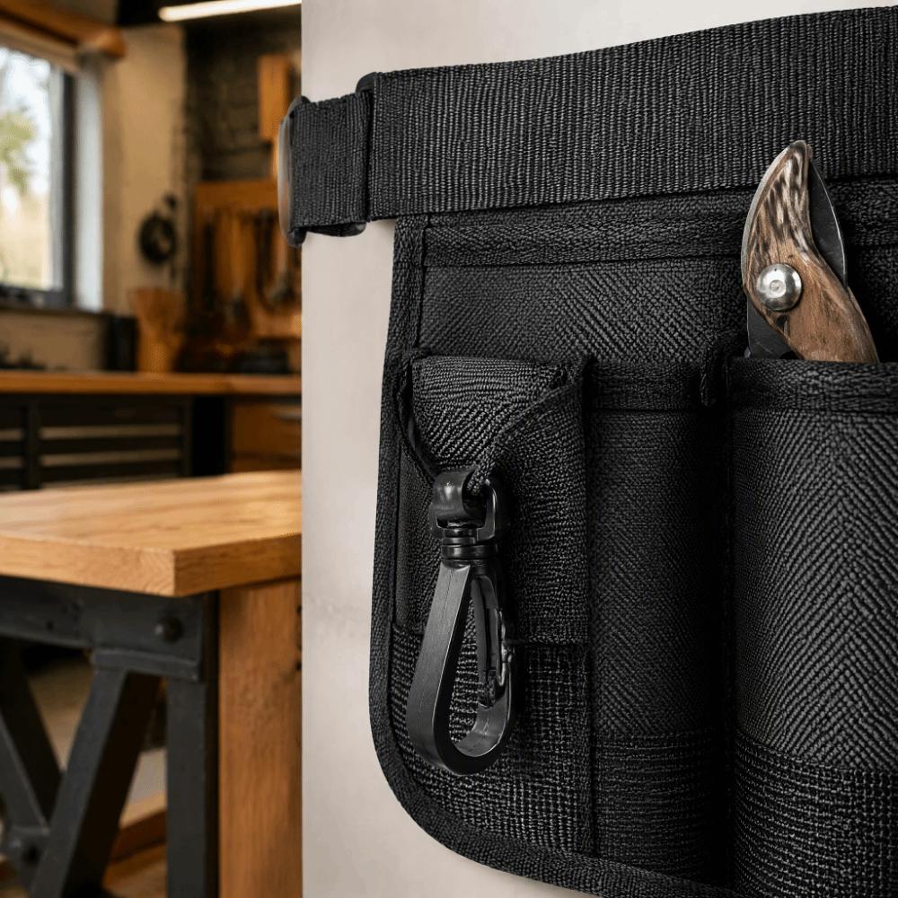 Green Black Tool Storage Bag with Belt Waist Tool Bag Versatile Multi Pocket Bag  DIY Projects