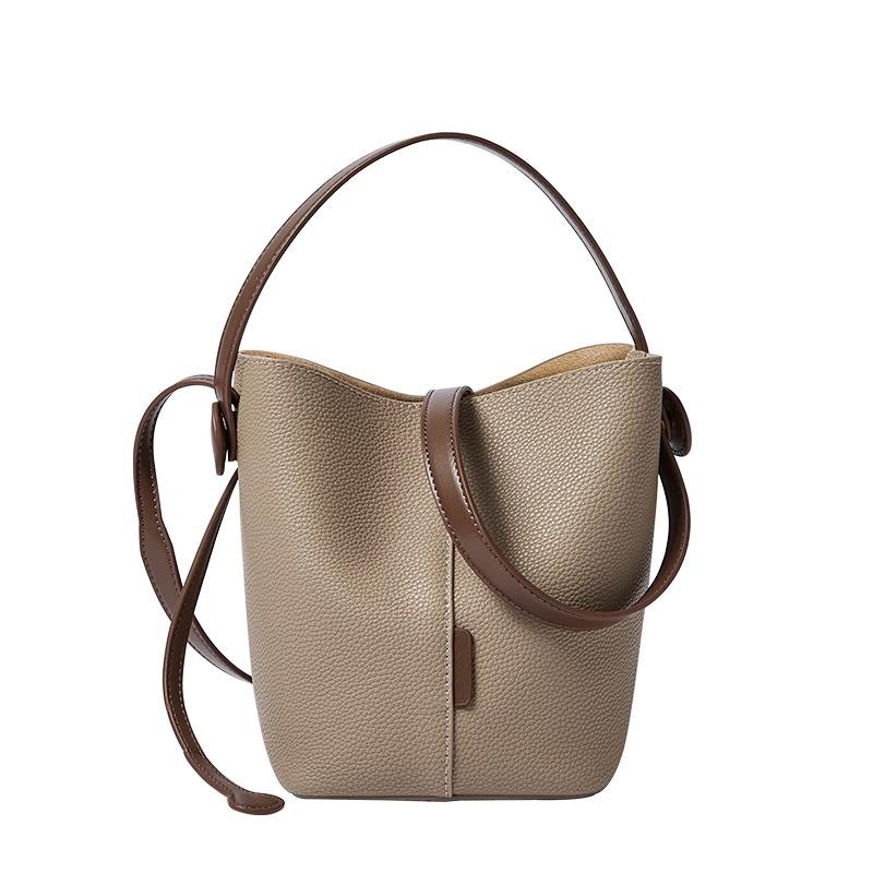 Bag Women 2025 New High-end Sense Commuter Vegetable Basket Bucket Bag Summer Versatile Messenger Portable Women's Bag