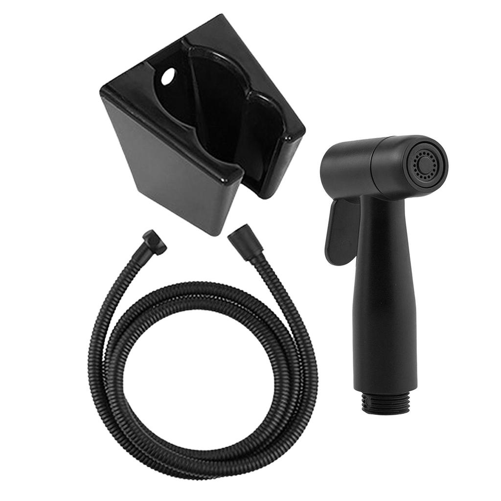 Handheld Bidet Sprayer Attachment for Kitchen Toilet Cleaning Black