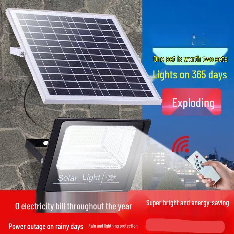 High-Power Solar Flood Light