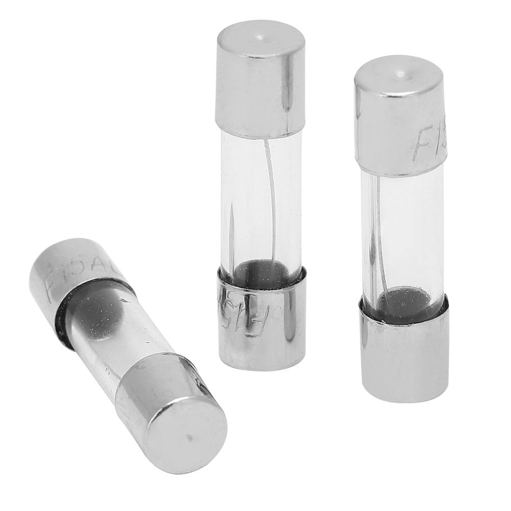 150 ks Skleněná trubičková pojistka Sortimentní sada Nářadí Potřeby 0.1A20A 250V 5x20mm s úložným boxem