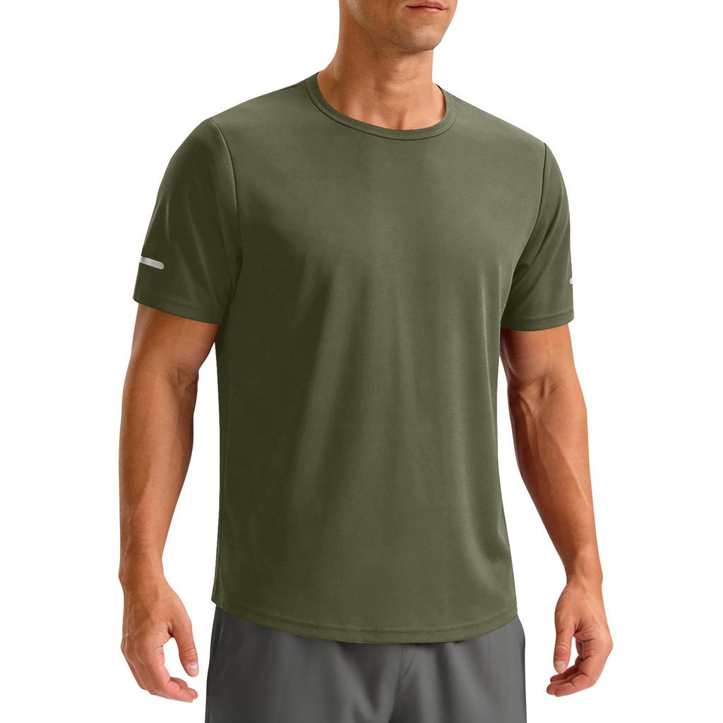 Men's Round Neck T-Shirt, Men's Outdoor Sports And Fitness Top