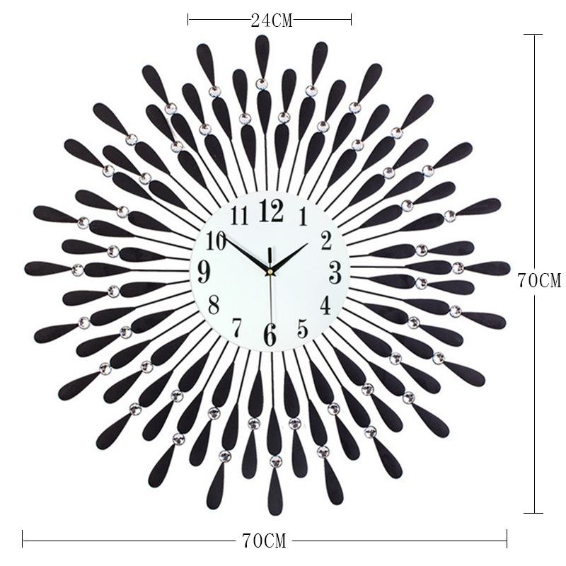 Creative Wall Clock Living Room Decoration Clock Restaurant Modern Silence Wall Watch Artistic Home Decoration Ornaments