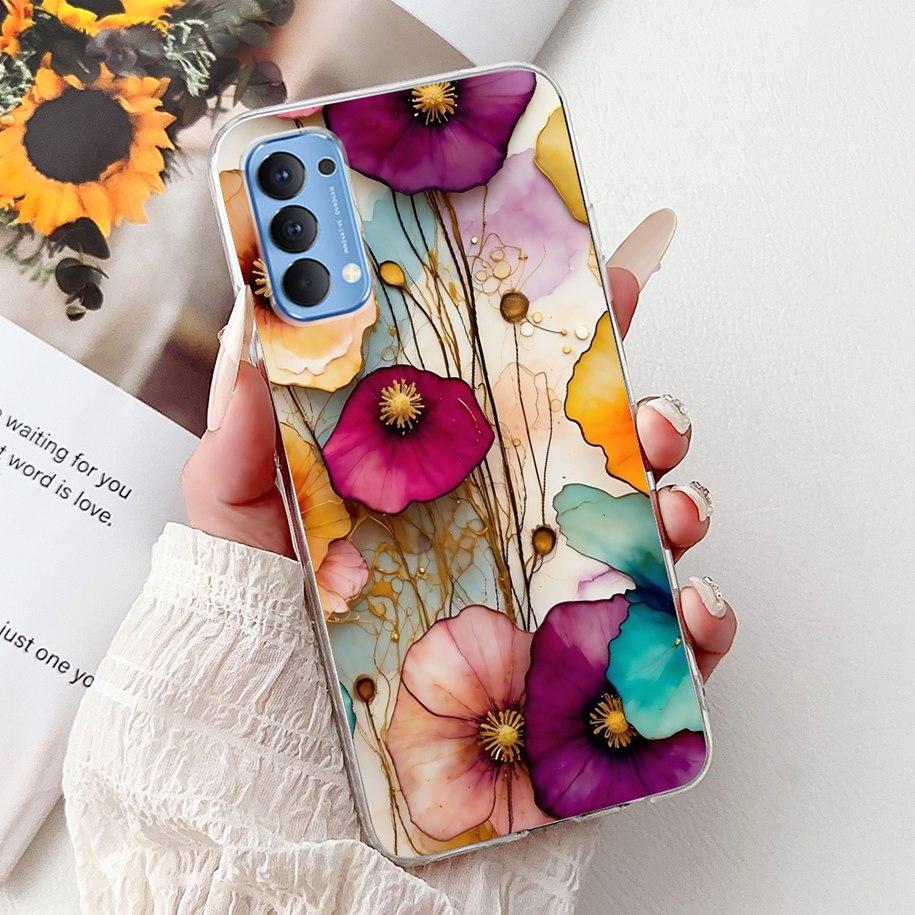 For Xiaomi Redmi 7A Case Popular Flower Marble Soft Slim Funda Protective Cover For Xiaomi Redmi Note 7 Pro Note7 Redmi 7 Bumper