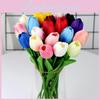 Pu Tulip Artificial Flowers For Wedding Decor Home Styling Photography Props