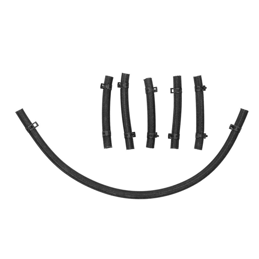 6 STÜCKE Kraftstoffinjektor Ölrücklaufleitung Gummi Korrosionsschutz Flexibel Motorölrücklaufleitung für Mitsubishi 6D34 6D31