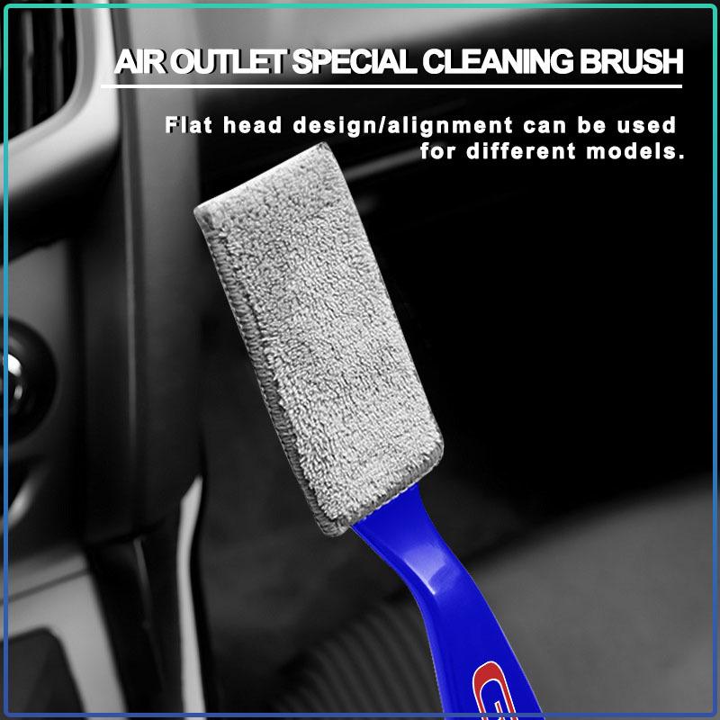 Car Cleaning Detailing Brush Air Conditioner Vent Cleaning Brush Auto Accessories For Nissan GTR Teana Skyline Kawasaki R32 R34
