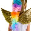 Costume dress set golden unicorn dress headband wings size 120 Golden unicorn costume size 130