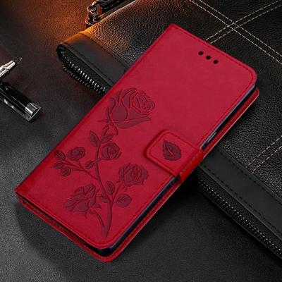 Texture Flowers Leather Flip Book Case For Xiaomi Redmi Note 11 10 9 Pro 11S 10S 9S 10C 10A 9T Mi 12 Poco X4 X3 NFC F4 GT M3 M4 Pro Wallet Cover Funda