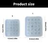 Easy to Use Sturdy Silicone Mould Craft Supplies for Crafting Button Fashion Accessory for Projects Home Decoration