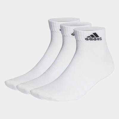 Y9955 Adidas Thin and Light Ankle Socks White Size 34-37