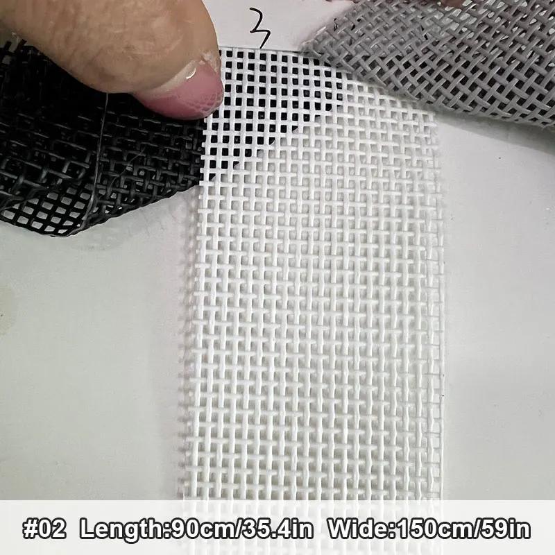 Siatka Teslin z powłoką do szyfrowania Krzesło Plażowe Składany Fotel Rozkładany Krzesło Huśtawka typu Łuk Łóżko dla Zwierząt Tkanina PVC Siatka Pleciona DIY 90x150cm