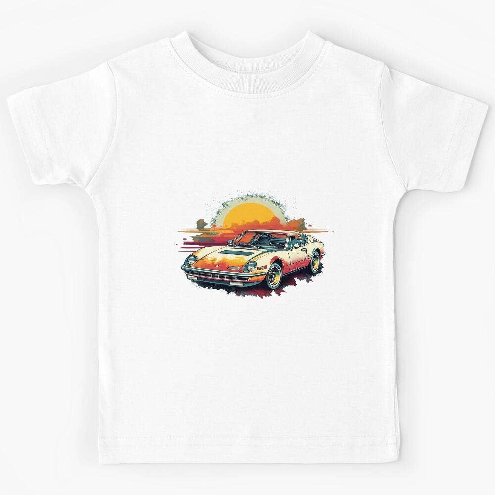 Retro Sports Car Kids T-Shirt 170