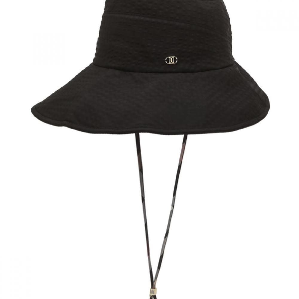 Daks Black Dd Logo Bucket Hat Dbhe5fs01bk