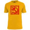 Mens Distressed Hammer And Sickle T Shirt Communism