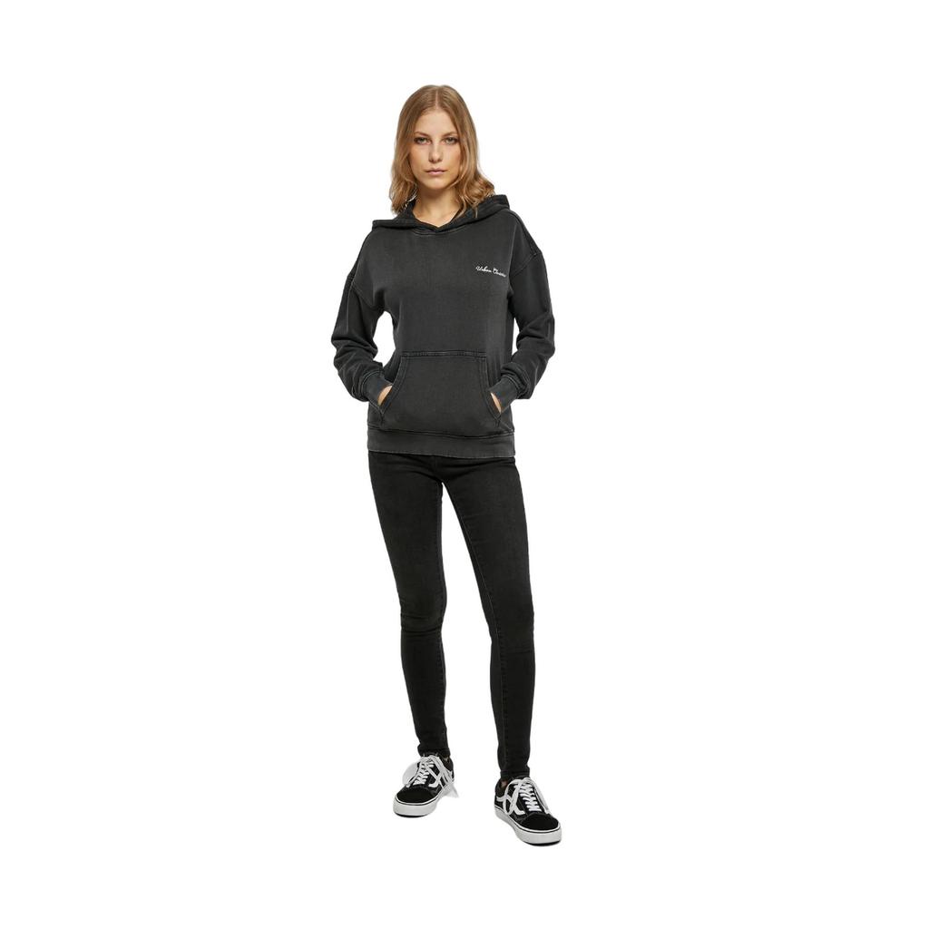 Urban Classics Womens/Ladies Embroidered Terrycloth Logo Hoodie