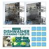 Dishwasher Cleaner And Deodorizer Tablets, 12Pack -Dishwasher Cleaning Tablets For Odor And Buildup Removal, Descaler