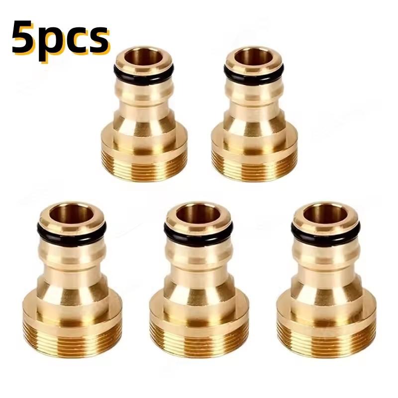 1/2/5PCS Universal Brass Tap Kitchen Adapters Faucet Watering Garden Tools Tap Connector Mixer Hose Adaptor Basin Fitting