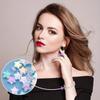 65/125/185pcs Acrylic Star Beads, Charming AB Color Decorative Beads, DIY Summer Beach Ankle Bracelet Earrings Keychain