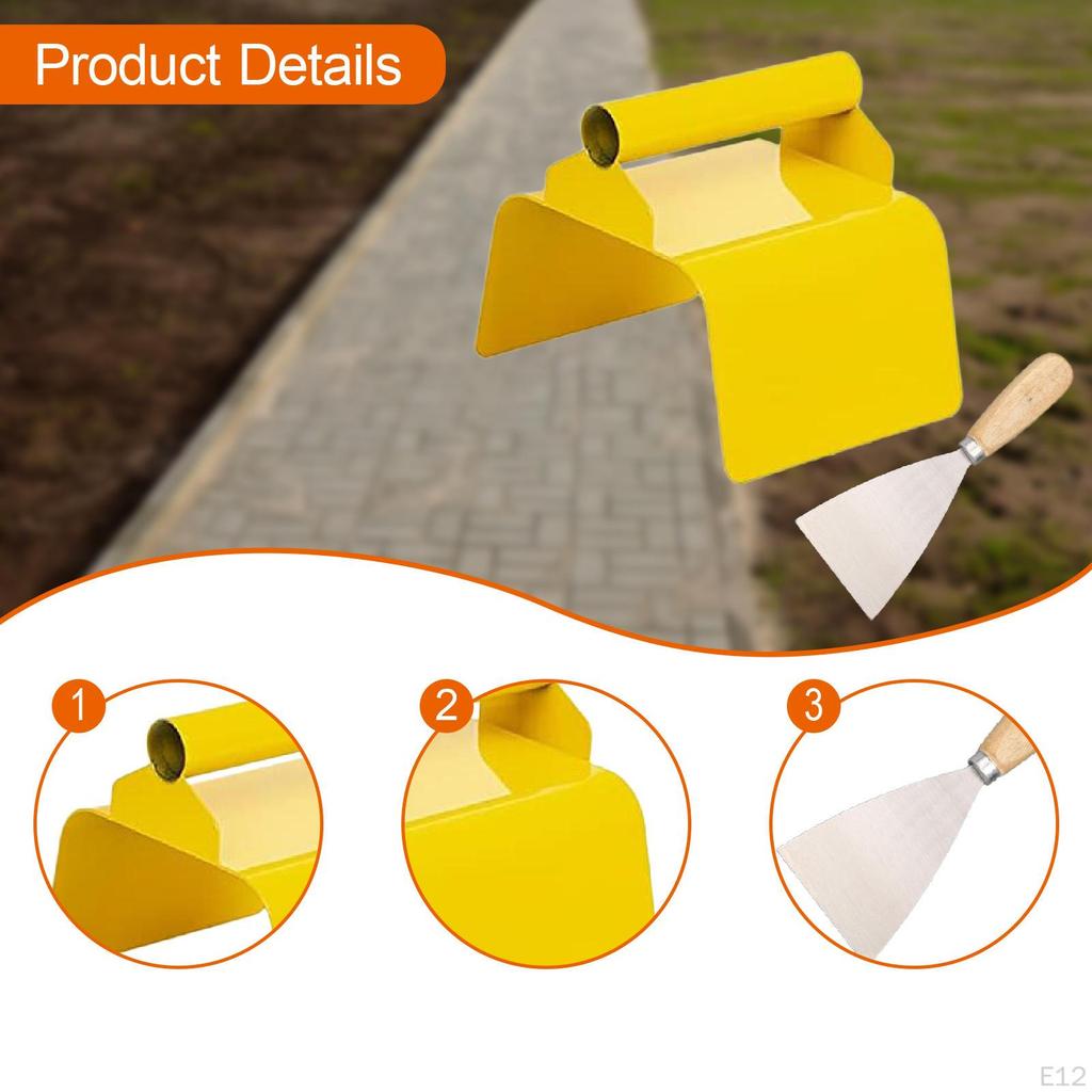 Concrete Curb Tool for DIY Pathways And Home Improvement Tasks