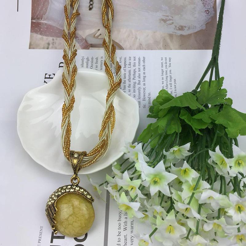 Bohemian Ethnic Style Round Hollow Clavicle Necklace - 2021 Autumn/Winter Edition